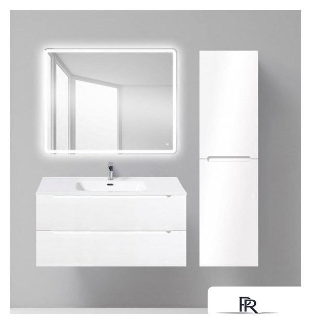  BelBagno Тумба под умывальник Etna-1000-2C-SO-BL-P (bianco lucido) - Изображение №2 — Интернет-магазин ПроЗаказ