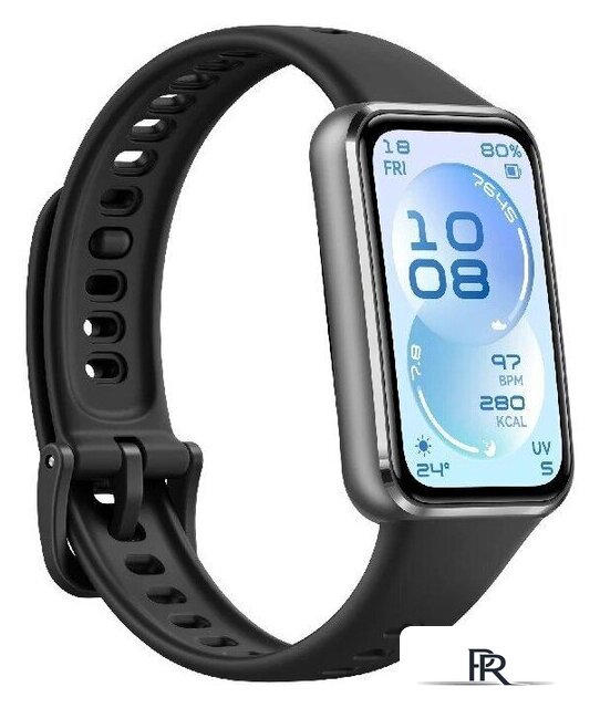 Фитнес-браслет Huawei Band 11 (черный алюминиевый корпус, с черным силиконовым ремешком, международная версия) - Изображение №3 — Интернет-магазин ПроЗаказ