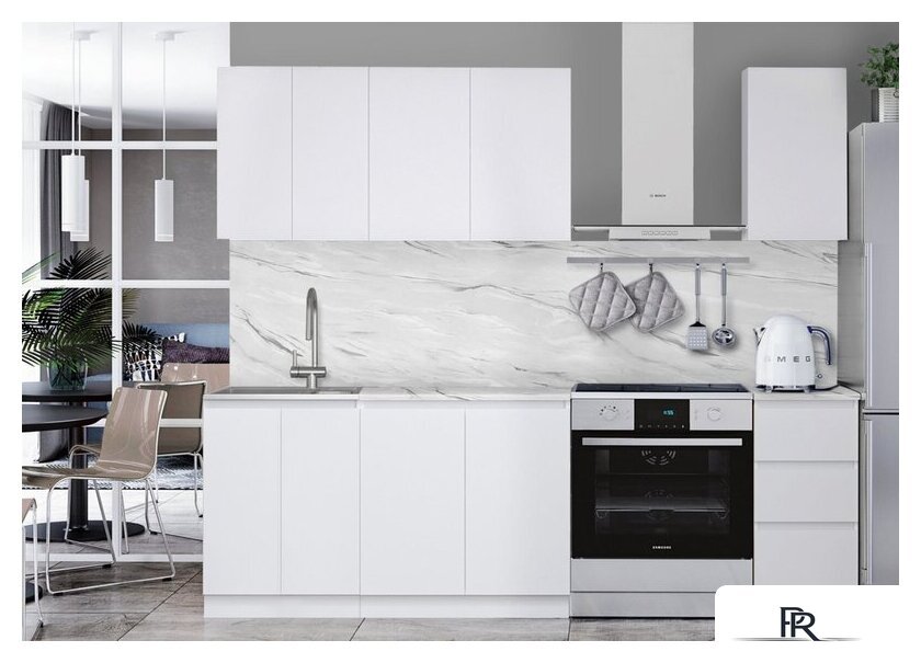 Готовая кухня Артём-Мебель Мэри СН-114 ДСП 1.8м (белый) - Изображение №5 — Интернет-магазин ПроЗаказ