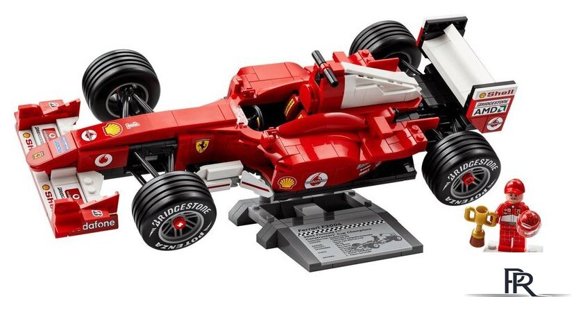Конструктор LEGO Icons 11375 Ferrari F2004 & Michael Schumacher - Изображение №2 — Интернет-магазин ПроЗаказ