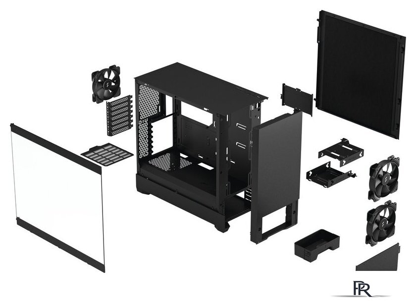 Корпус Fractal Design Pop Silent Black TG Clear Tint FD-C-POS1A-02 - Изображение №12 — Интернет-магазин ПроЗаказ