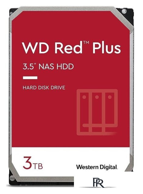 Жесткий диск WD Red Plus 3TB WD30EFPX - Изображение №1 — Интернет-магазин ПроЗаказ