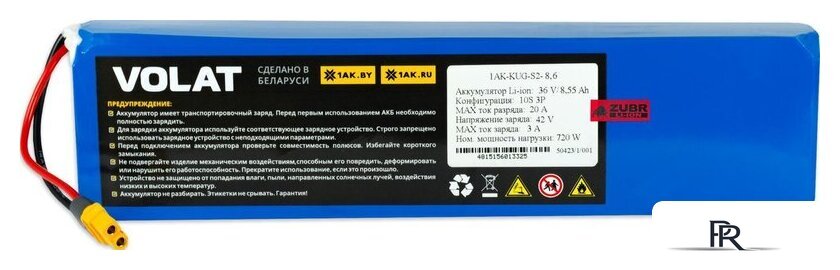 Аккумулятор VOLAT 1AK-KUG-S2-8.6 для Kugoo S1 S2 S3 Micar Sprint S2 S3 Etwow AB-GS04 10S3P 36V 8550mAh - Изображение №1 — Интернет-магазин ПроЗаказ