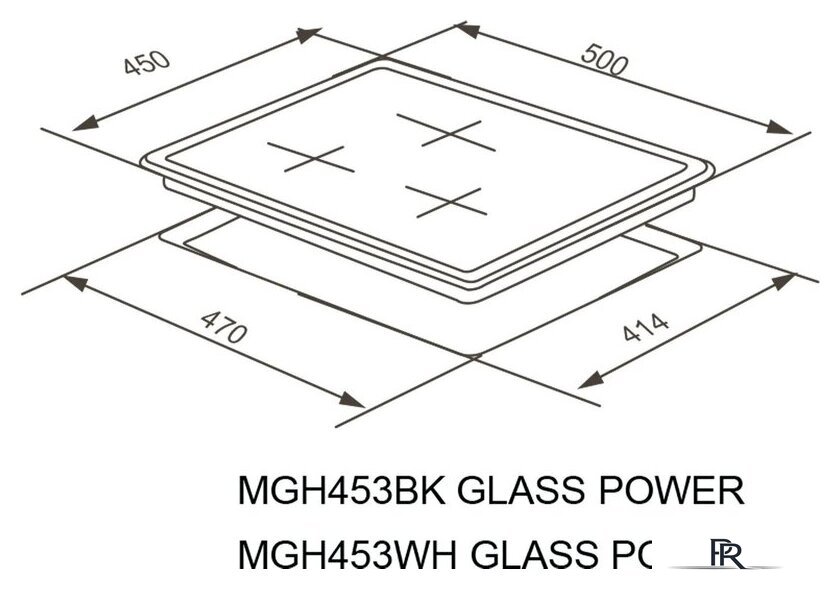 Варочная панель Meferi MGH453WH Glass Power - Изображение №17 — Интернет-магазин ПроЗаказ