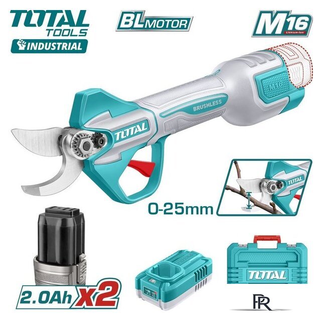 Секатор Total TSSLI162582 (с 2-мя АКБ, кейс) - Изображение №1 — Интернет-магазин ПроЗаказ