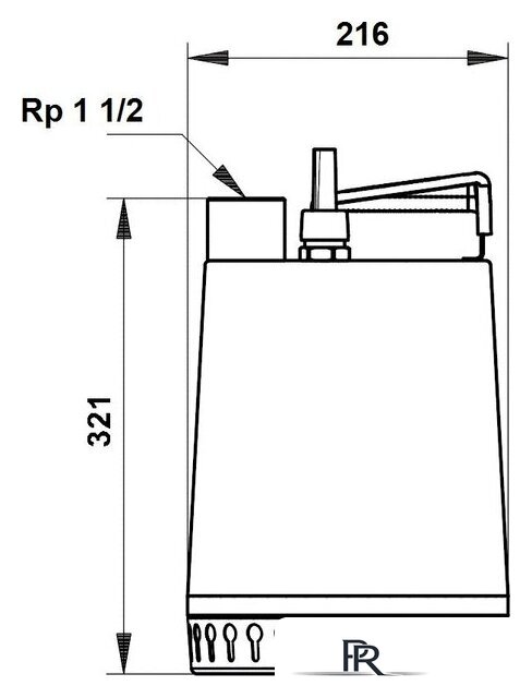 Дренажный насос Grundfos Unilift AP12.40.04.A1 - Изображение №2 — Интернет-магазин ПроЗаказ