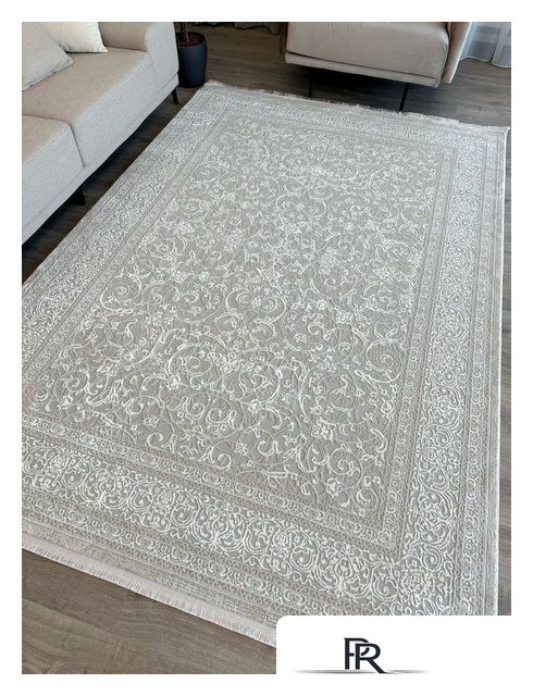Ковер для жилой комнаты Radjab Carpet Милано RT 719 Прямоугольник 11687RK (1.6x3, Cream/Beige) - Изображение №4 — Интернет-магазин ПроЗаказ
