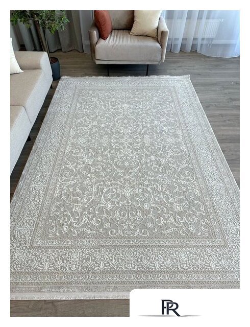 Ковер для жилой комнаты Radjab Carpet Милано RT 719 Прямоугольник 11687RK (1.6x3, Cream/Beige) - Изображение №5 — Интернет-магазин ПроЗаказ