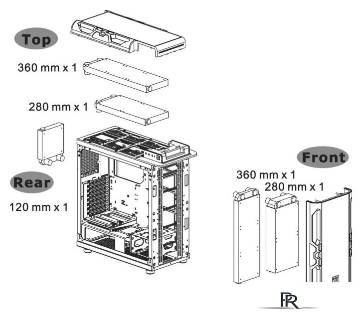 Корпус Thermaltake Level 20 RS ARGB CA-1P8-00M1WN-00 - Изображение №11 — Интернет-магазин ПроЗаказ