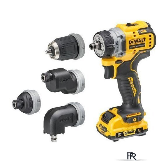 Дрель-шуруповерт DeWalt DCD703L2T (с 2-мя АКБ, кейс, набор патронов) - Изображение №6 — Интернет-магазин ПроЗаказ