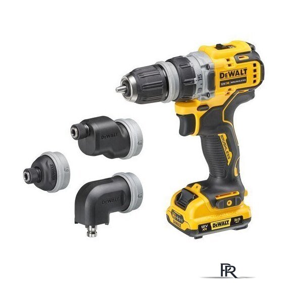 Дрель-шуруповерт DeWalt DCD703L2T (с 2-мя АКБ, кейс, набор патронов) - Изображение №3 — Интернет-магазин ПроЗаказ