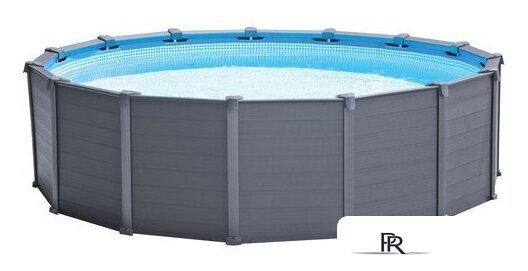 Каркасный бассейн Intex Graphite Gray Panel 26384 (478х124) - Изображение №1 — Интернет-магазин ПроЗаказ