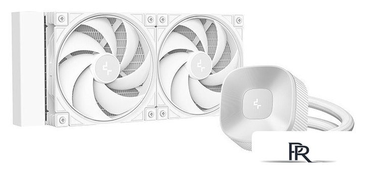 Система жидкостного охлаждения для процессора DeepCool LE240 V2 Pure White R-LE240PURE-WHLNMD-G-1 - Изображение №1 — Интернет-магазин ПроЗаказ