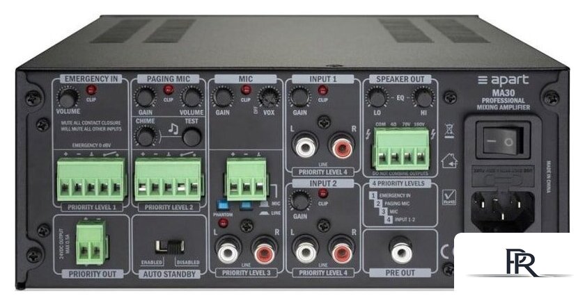 Трансляционный усилитель Apart Audio MA30 - Изображение №2 — Интернет-магазин ПроЗаказ