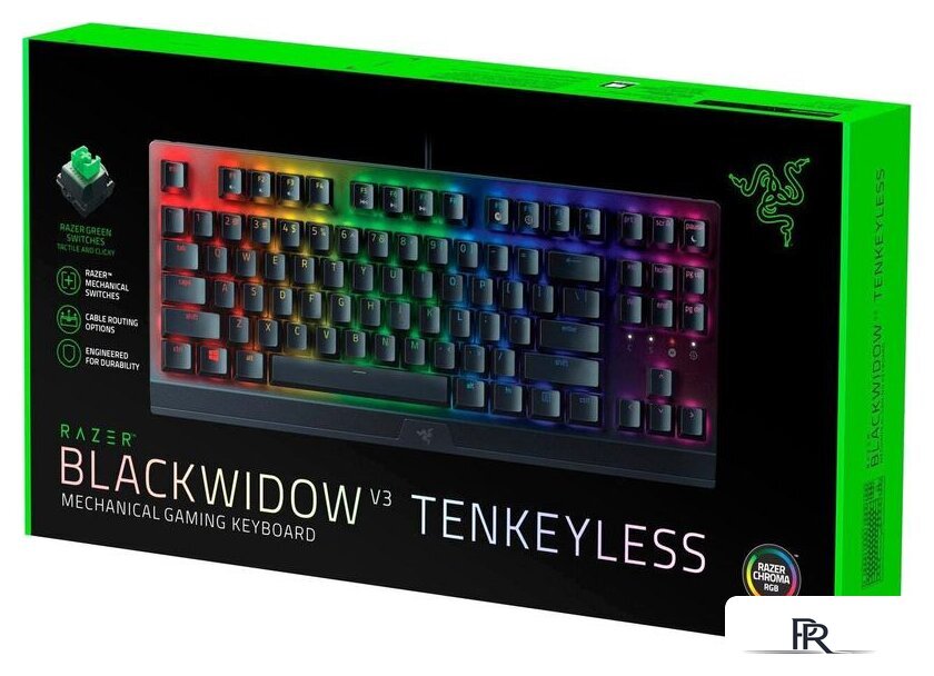 Клавиатура Razer BlackWidow V3 Tenkeyless Yellow Switch (нет кириллицы) - Изображение №8 — Интернет-магазин ПроЗаказ