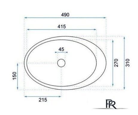 Умывальник Rea Stone Nature U6650 - Изображение №2 — Интернет-магазин ПроЗаказ