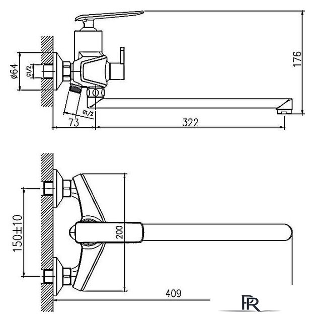 Смеситель Haiba HB22548-8 - Изображение №2 — Интернет-магазин ПроЗаказ