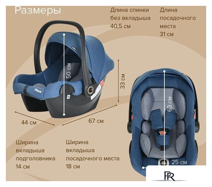 Детское автокресло Pituso Santiso R201 (джинс/светло-серый) - Изображение №16 — Интернет-магазин ПроЗаказ