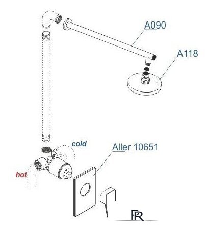 Душевая система  Wasserkraft A12118 - Изображение №4 — Интернет-магазин ПроЗаказ
