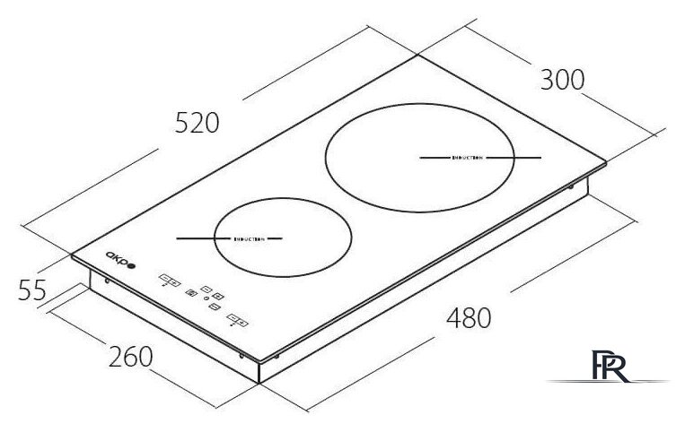 Варочная панель Akpo PIA 30 825 02 - Изображение №3 — Интернет-магазин ПроЗаказ