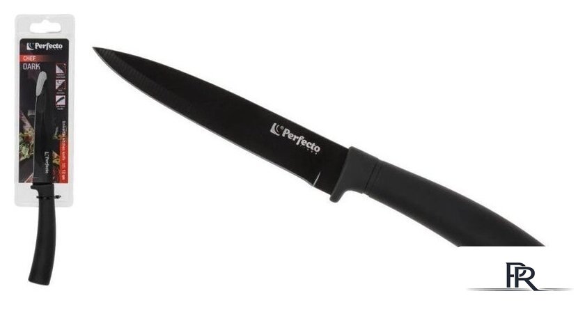 Кухонный нож Perfecto Linea Chef dark 21-111001 - Изображение №1 — Интернет-магазин ПроЗаказ