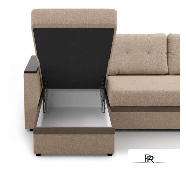 Диван Mio Tesoro Атланта 110 (Savana Camel/Ecostile Chocolate) - Изображение №6 — Интернет-магазин ПроЗаказ