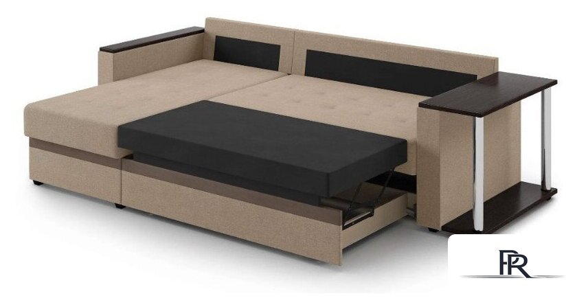 Диван Mio Tesoro Атланта 110 (Savana Camel/Ecostile Chocolate) - Изображение №5 — Интернет-магазин ПроЗаказ