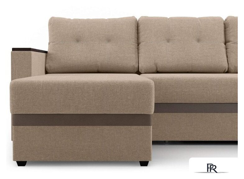 Диван Mio Tesoro Атланта 110 (Savana Camel/Ecostile Chocolate) - Изображение №7 — Интернет-магазин ПроЗаказ