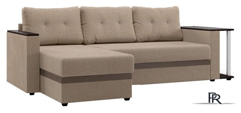 Диван Mio Tesoro Атланта 110 (Savana Camel/Ecostile Chocolate) - Изображение №1 — Интернет-магазин ПроЗаказ