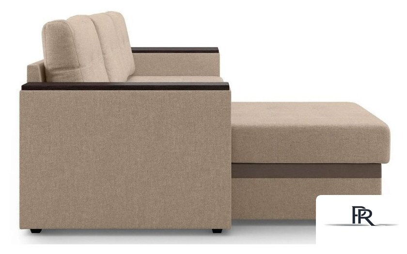 Диван Mio Tesoro Атланта 110 (Savana Camel/Ecostile Chocolate) - Изображение №3 — Интернет-магазин ПроЗаказ