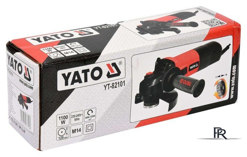 Угловая шлифмашина Yato YT-82101 - Изображение №4 — Интернет-магазин ПроЗаказ