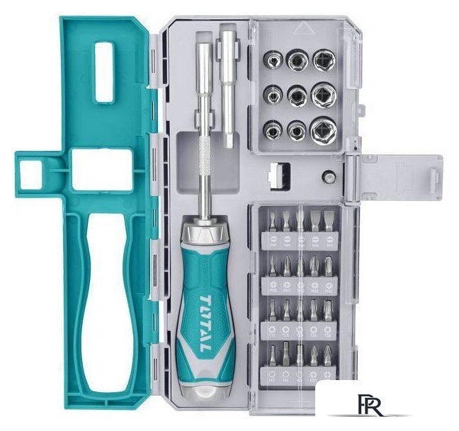 Набор отвертка с битами и головками Total TACSD30336 - Изображение №1 — Интернет-магазин ПроЗаказ