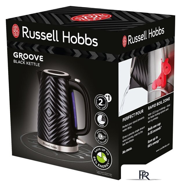 Электрический чайник Russell Hobbs 26380-70 Groove - Изображение №7 — Интернет-магазин ПроЗаказ