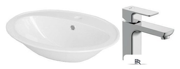 Умывальник Cersanit Calla 54 S-UM-Cl/1-w + 63039 - Изображение №1 — Интернет-магазин ПроЗаказ