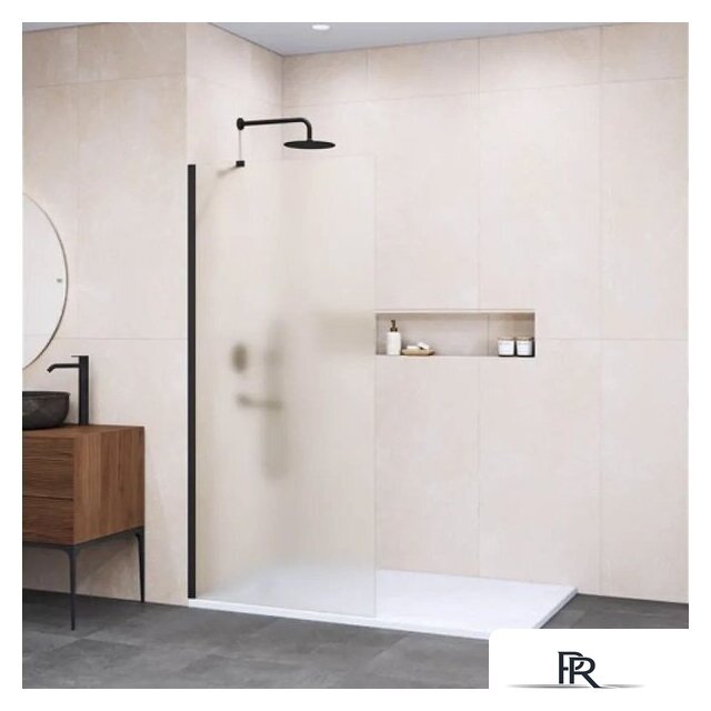 Душевая стенка RGW WA-102B 351010211-24 (черный/матовое стекло) - Изображение №1 — Интернет-магазин ПроЗаказ
