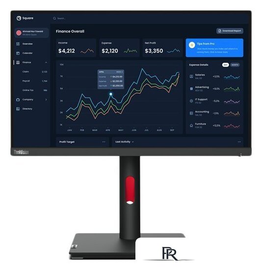 Монитор Lenovo ThinkVision T22i-30 63B0MAT6EU - Изображение №1 — Интернет-магазин ПроЗаказ