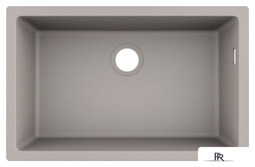 Кухонная мойка Hansgrohe S51 S510-U660 Zlewozmywak podblatowy 660 43432380 (серый бетон) - Изображение №1 — Интернет-магазин ПроЗаказ