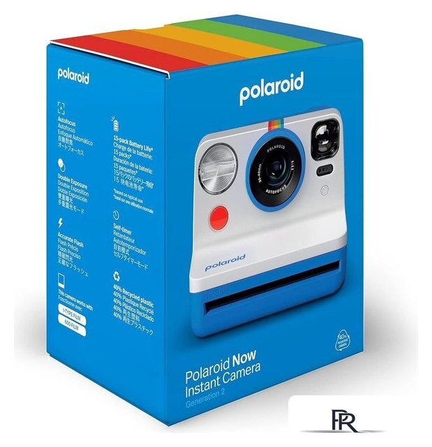 Фотоаппарат Polaroid Now Instant Camera Generation 2 (синий/белый) - Изображение №5 — Интернет-магазин ПроЗаказ