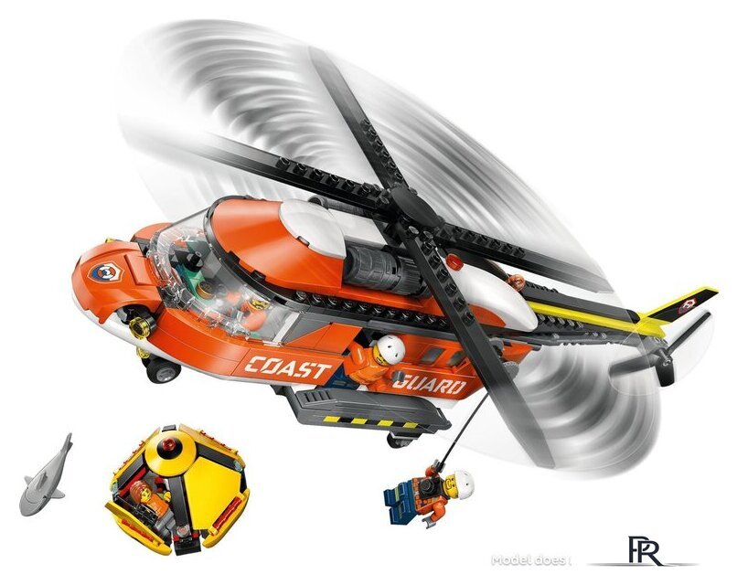 Конструктор LEGO City 60503 Вертолёт береговой охраны - Изображение №5 — Интернет-магазин ПроЗаказ