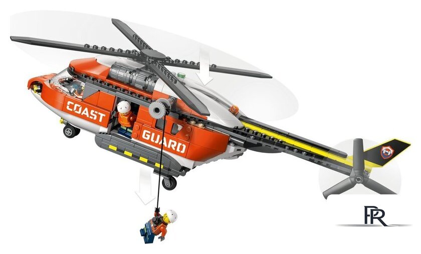 Конструктор LEGO City 60503 Вертолёт береговой охраны - Изображение №3 — Интернет-магазин ПроЗаказ