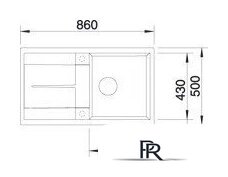 Кухонная мойка Blanco Metra 5 S 513212 (антрацит) - Изображение №3 — Интернет-магазин ПроЗаказ