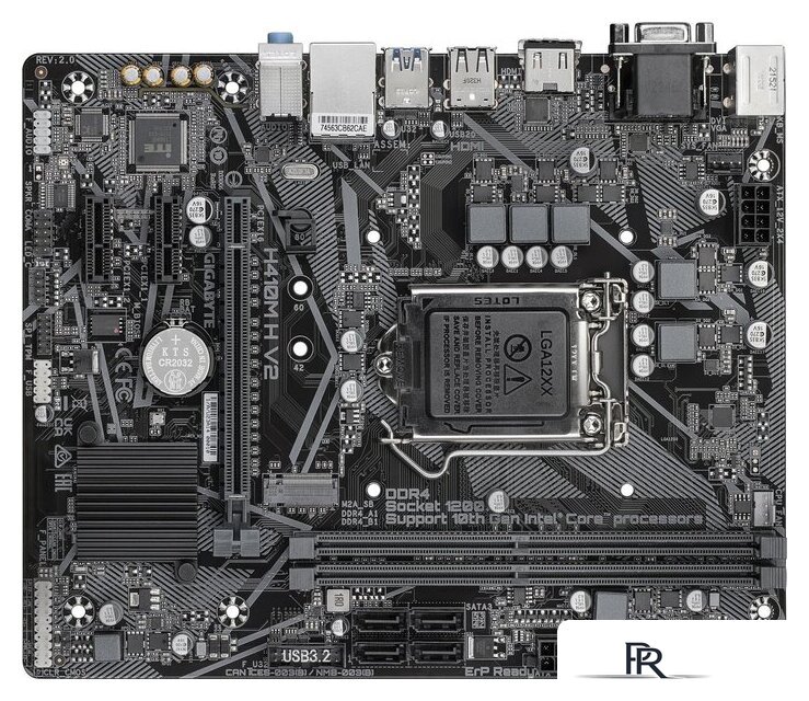 Материнская плата Gigabyte H410M H V2 (rev. 2.1) - Изображение №1 — Интернет-магазин ПроЗаказ