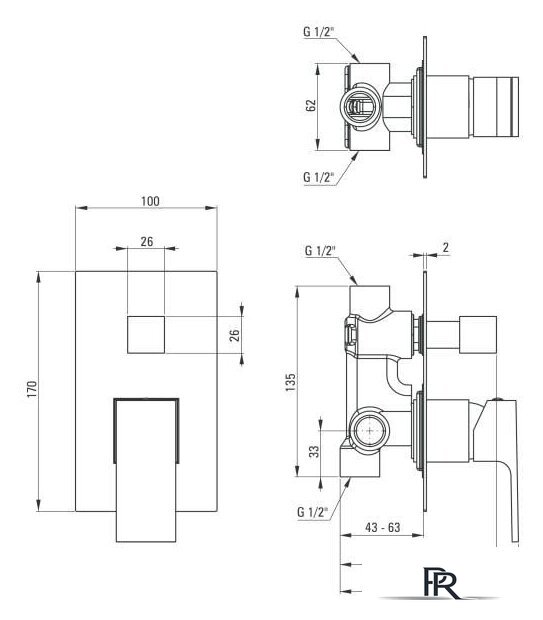 Смеситель Deante Anemon Bis BBZ N44P - Изображение №2 — Интернет-магазин ПроЗаказ