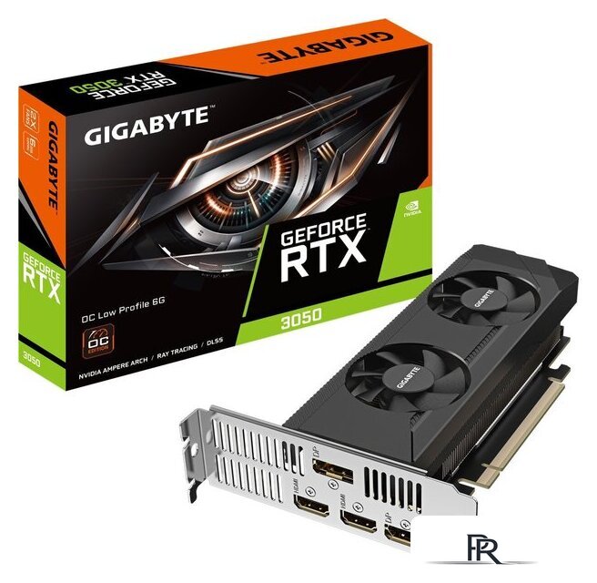 Видеокарта Gigabyte GeForce RTX 3050 OC Low Profile 6G GV-N3050OC-6GL - Изображение №2 — Интернет-магазин ПроЗаказ