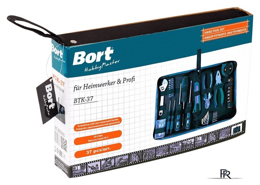 Набор домашнего мастера Bort BTK-37 (37 предметов) - Изображение №4 — Интернет-магазин ПроЗаказ