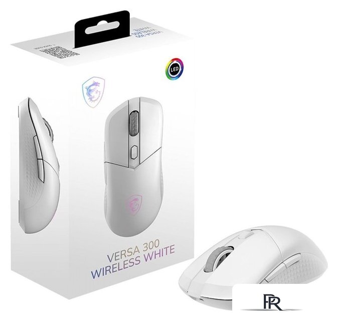 Игровая мышь MSI Versa 300 Wireless (белый) - Изображение №5 — Интернет-магазин ПроЗаказ