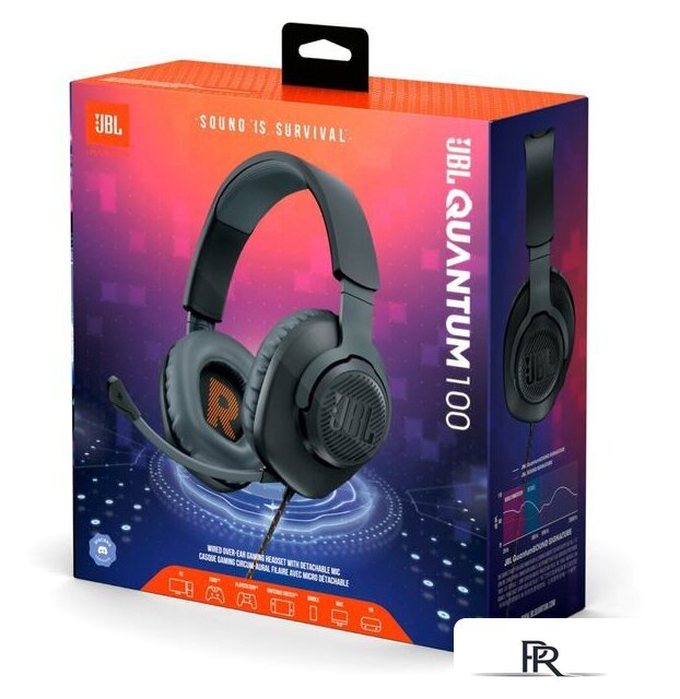 Наушники JBL Quantum 100 (черный) - Изображение №8 — Интернет-магазин ПроЗаказ