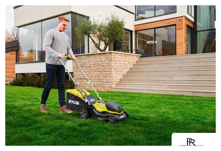 Газонокосилка Ryobi RY18LMX37A-150 (с АКБ 5 Ah) - Изображение №2 — Интернет-магазин ПроЗаказ