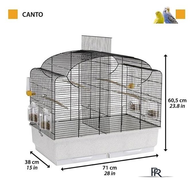 Клетка Ferplast Canto 52501217 - Изображение №2 — Интернет-магазин ПроЗаказ