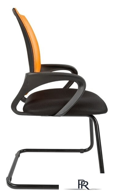 Офисный стул CHAIRMAN 696 V (черный/оранжевый) - Изображение №3 — Интернет-магазин ПроЗаказ